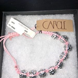 New CAROLE beaded pink bracelet from NORDSTROM